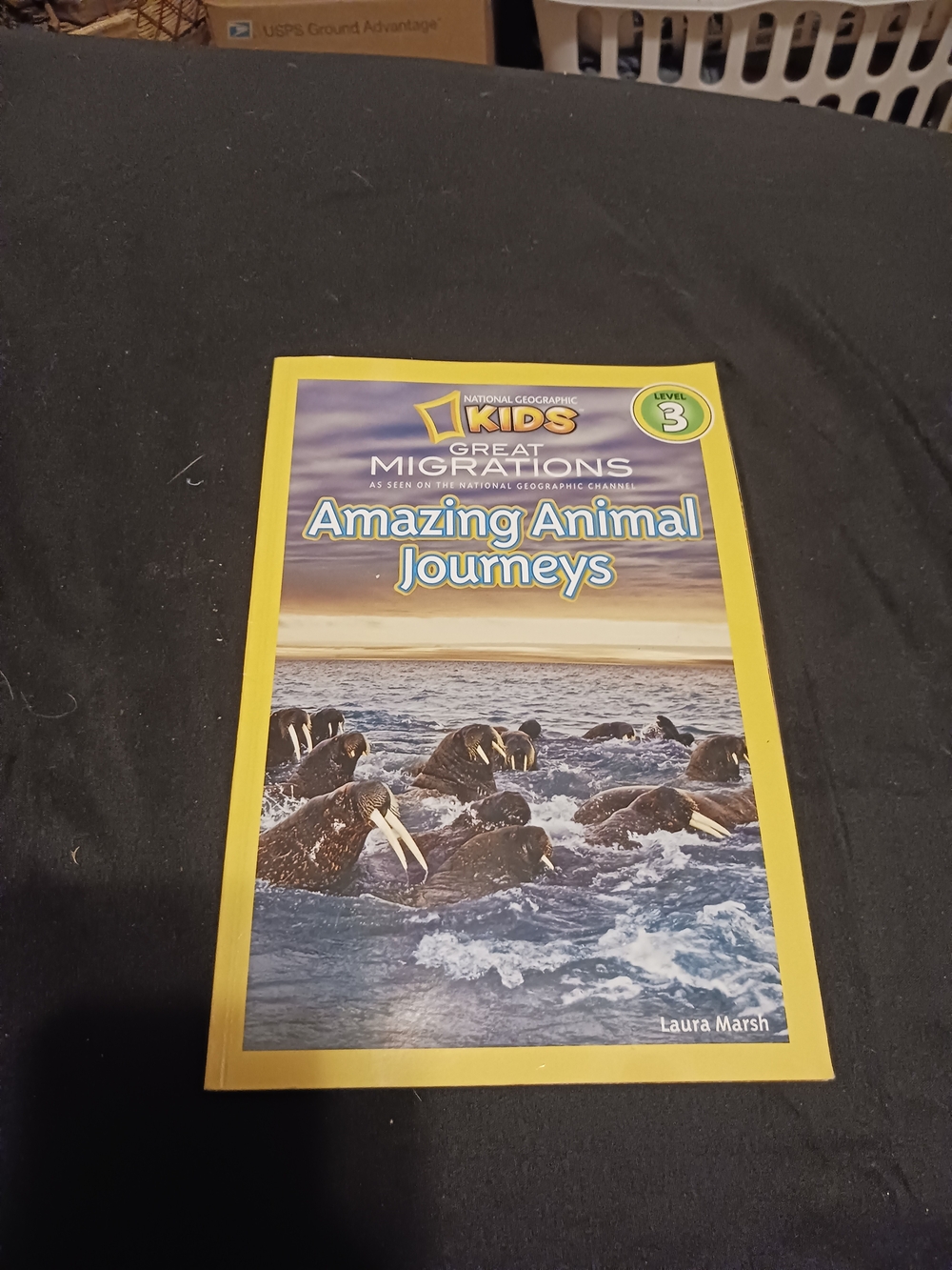 National Geographic Kids Amazing Animal Journeys Yellow-Cover Book